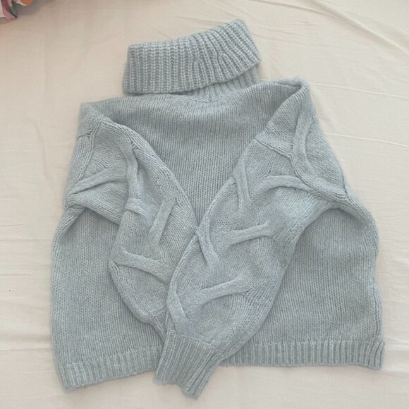 Madewell Somervell Modern Cable Turtleneck Sweater - Picture 3 of 4